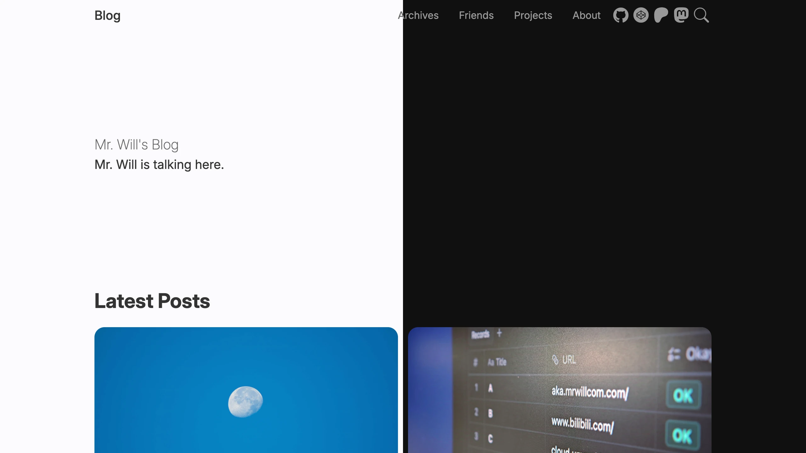 A screenshot